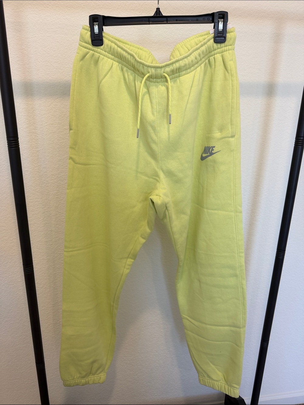Nike Men's Neon Lime Fleece Joggers